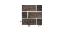 Load image into Gallery viewer, black reclaimed wood wall sample plank